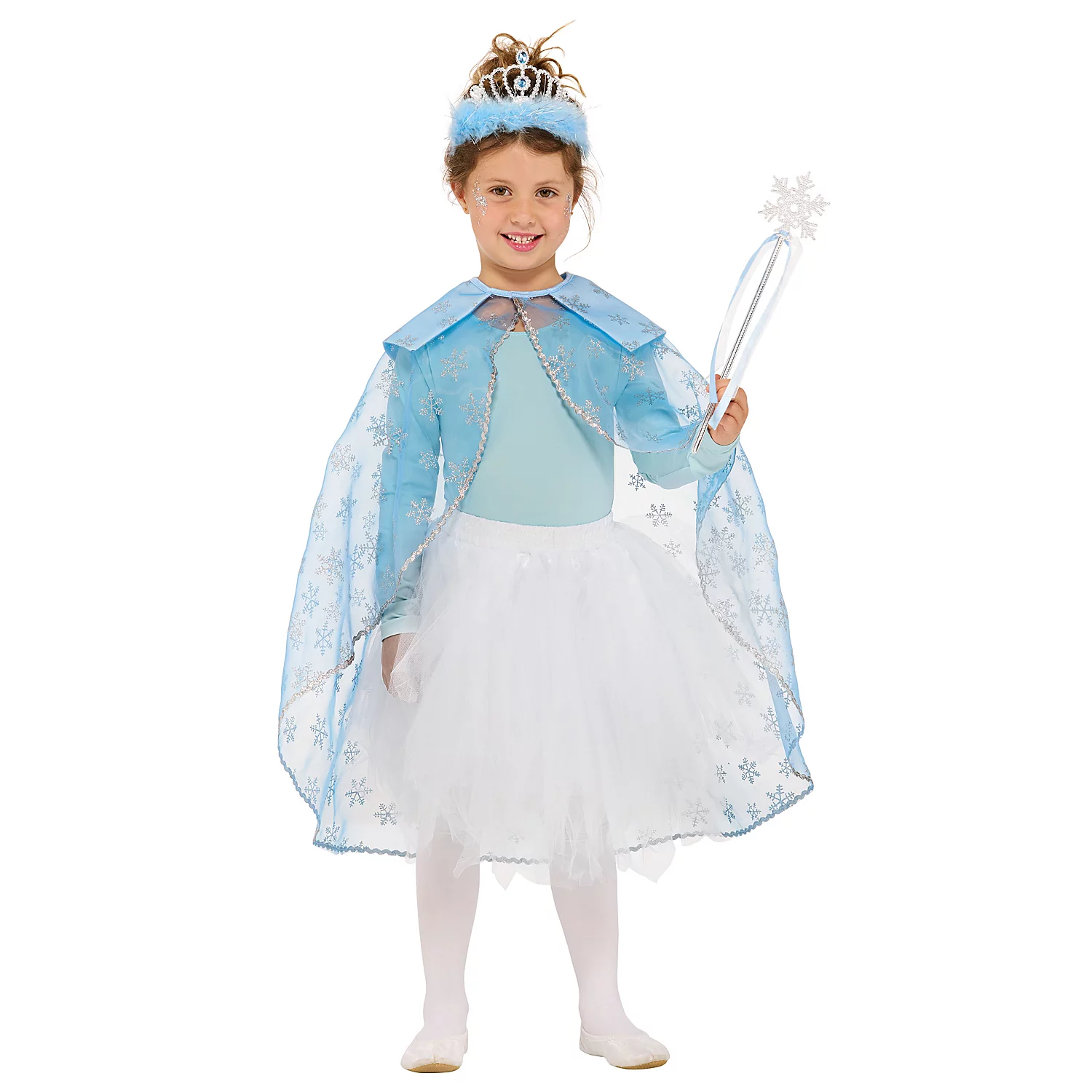 Kinder-Cape Schneeflocke