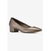 Women's Heidi Ii Pump by Ros Hommerson in Bronze Leather (Size 9 1/2 N)