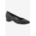 Women's Heidi Ii Pump by Ros Hommerson in Black Micro (Size 7 1/2 N)