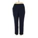 J.Crew Factory Store Dress Pants - High Rise: Blue Bottoms - Women's Size 14 Tall