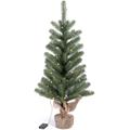 Künstlicher Weihnachtsbaum IC WINTERWORLD "LED-Tannenbaum, künstlicher Christbaum" Weihnachtsbäume Gr. Höhe: 90 cm bis, grün (grün, natur) Künstliche Weihnachtsbäume