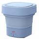 3 in 1 Portable Washing Machine Mini Baby Clothes Foldable Small Washer Lightweight and Easy to Carry (Color : Blue)