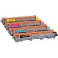 Set of 4 Compatible TN241 TN245 Laser Toner Cartridges for Brother HL-3140CW HL-3150CDW HL-3170CDW DCP-9020CDW MFC-9140CDN 9330CDW 9340CDW | Print Yield: 2,500 Pages (Black) & 2,200 Pages (Colours)