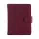 DUDU Women’s Leather Wallet Purse, RFID Blocking, Coloured Design, with Zipper Coin Pocket, Snap Closure, Credit Card Holders Burgundy