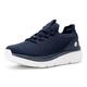 FitVille Men's Extra Wide Slip On Trainers Casual Lightweight Walking Sneaker Breathable Orthopedic Shoes for Men Navy Blue