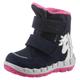 Winterboots SUPERFIT "ICEBIRD WMS: Weit" Gr. 21, bunt (dunkelblau, pink, einhorn) Kinder Schuhe Stiefel Boots