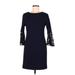 Neiman Marcus Casual Dress - Shift: Blue Dresses - Women's Size 8