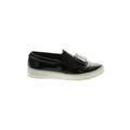MICHAEL Michael Kors Flats: Slip-on Platform Casual Black Print Shoes - Women's Size 5 - Almond Toe