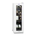 KLARSTEIN Free-Standing Wine Cooler Drinks Fridge, 32L Single Zone Wine Fridges, Wine Prosecco & Beer Bottles, Wine Fridge with Glass Door, Indoor/Outdoor Bar Fridge and Wine Cooler, 12 Bottles