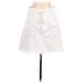 Gap Denim Mini Skirt Mini: White Print Bottoms - Women's Size 27