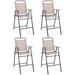 Arlmont & Co. Remkea Metal Outdoor 24" Counter Stool Metal in Black/Brown | 44 H x 21 W x 27 D in | Wayfair F064D5D349FB43F98B5112A6647F6200