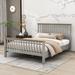 Red Barrel Studio® Anjlee Wooden Platform Bed w/ Headboard Wood in Brown/Gray | 42 H x 62 W x 83 D in | Wayfair 0CD81D4195B649FB885B459185817C20