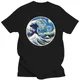 T-shirt «The Great Wave On A Starry Night» Streetwear Harajuku Kanagawa Van Gogh
