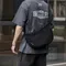 MOYYI léger minimalisme Hobo sac à bandoulière hommes femmes mode mince banane croissant sac à bandoulière en Nylon bandoulière iPad sac