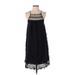 Gap Casual Dress - A-Line Halter Sleeveless: Black Print Dresses - Women's Size Small