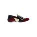 Bally of Switzerland Flats: Slip-on Chunky Heel Casual Burgundy Shoes - Women's Size 36.5 - Almond Toe