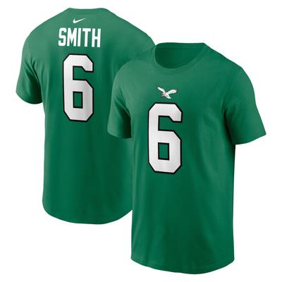 Nike DeVonta Smith Kelly Green Philadelphia Eagles Alternate Player Name & Number T-Shirt für Herren Image