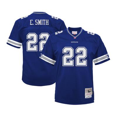 Marineblaues Mitchell & Ness Emmitt Smith Dallas Cowboys Big & Tall 1996 Legacy Retired Player-Trikot für Herren Image