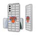 "New York Knicks Text Backdrop Design Galaxy Clear Case"