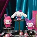 Sanrio Plushie Keychain Cinnamoroll Kuromi Circus Troup Plush Figures Cute Stuffed Toys Soft 9Cm