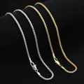 Corn Kernel Copper Plated Gold Color-preserving Chain Diy Necklace Jewelry Accessories Pearl Chain