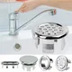 1pc Bath Sink Round Ring Wash Basin Overflow Ring Overflow Cover Spare Sink Basin Cap Plastic Tidy