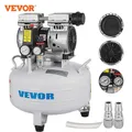 VEVOR Air Compressor Oil free Compressor Low Noise 5.5 Gallon Ultra Quiet Oil-Free 25L Tank Silent