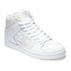 Sneaker DC SHOES "Manteca 4 Hi", Gr. 8,5(41), weiß (weiß, weiß, battleship), 51.34% Leder, 48.66% Synthetikmaterial, Schuhe