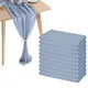 10 Packungen blauer Chiffon Tisch läufer Hochzeit Tüll Tischläufer 30*70*300cm für Hochzeits dekor