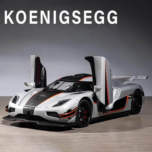 1:24 koenigsegg eins 1 eins: 1 Legierung Druckguss Spielzeug auto Modell Sound und Licht