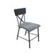 Armless Office Chair with X Back Designer, Industrial Office Chair with Nailhead Trim & Tufted Backrest, for Lving Room/Office