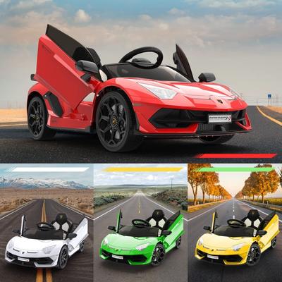 12V Licensed Lamborghini Electric Vehicles Battery Powered Sports Car