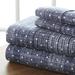 4 Pcs Ultra Soft Printed Bed Sheet Set in Queen Size