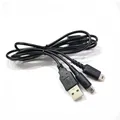 2 in 1 USB Ladegerät Kabel Ladekabel Draht für Nintendo DSi DS Lite DSL NDSL 3DS 2DS XL/LL Neue