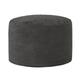 Pouf velours côtelé gris anthracite