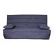 Banquette clic-clac bleu Matelas mousse HR