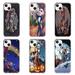 The Nightmare Before Christmas Cartoon Pattern Shockproof Transparent Silicone Case For iPhone 14 Pro Max 15 13 12 11 X XR XS 7 8 Plus SE Soft Cover-C