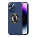 Decase for iPhone 15 iPhone 15 Magnetic Case Slim Anti-Scratch Shockproof Shell [Support Wireless Charging] Built-in Camera Protector Luxury Plating Logo View Phone Cover - navyblue