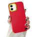 Dteck for iPhone 11 Case Heavy-Duty Tough Rugged Shockproof Protective Case for iPhone 11 6.1 Inch Red + Green