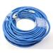 Micro Connector E09-100BL-S 100 ft. CAT 6A Shielded Molded Patch Cable Blue