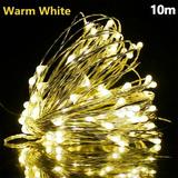 SUKIY Usb Led Light String Rice Wire Copper String Fairy Lights Party Decor Gift