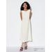 Women's Ultra Stretch Airism Sleeveless Dress with Quick-Drying | Off White | Large | UNIQLO US