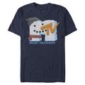 Men's Mad Engine Navy MTV Snowman Logo Graphic T-Shirt