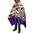Men's Franchise Club Purple LSU Tigers All-Cover Full-Snap Poncho