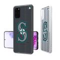 Seattle Mariners Galaxy Text Backdrop Clear Case