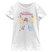 Girl's Youth Mad Engine White Disney Princess All I Want For Christmas Graphic T-Shirt