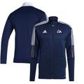 Men's adidas Navy Fresno State Bulldogs Tiro 21 Full-Zip Track Jacket