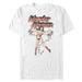 Men's Mad Engine White Wonder Woman Lights Graphic T-Shirt