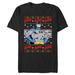 Men's Mad Engine Black Batman Ugly Sweater Graphic T-Shirt