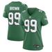 Women's Nike Jerome Brown Kelly Green Philadelphia Eagles Alternate Game Jersey